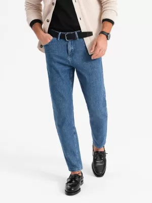 Blugi OMBRE OM-PADP-0225 ALBASTRU ÎNCHIS