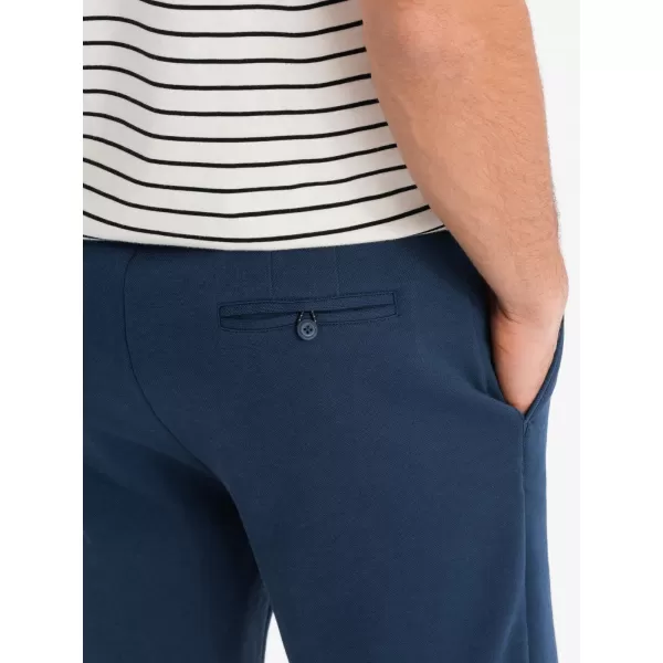  Pantaloni scurţi OMBRE OM-SRCS-0166 ALBASTRU MARIN 