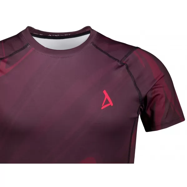  Tricou de compresie funcțională pentru bărbați cu premiu cu mânecă scurtă ALTISPORT VOJ/ALM072TR04 VIN ROȘU 