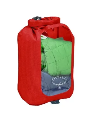 Sac impermeabil OSPREY DRY SACK 12 W/WINDOW MARS ORANGE