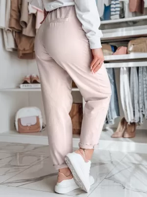 Pantalonii pentru doamne DSTREET UY2551 ROZ