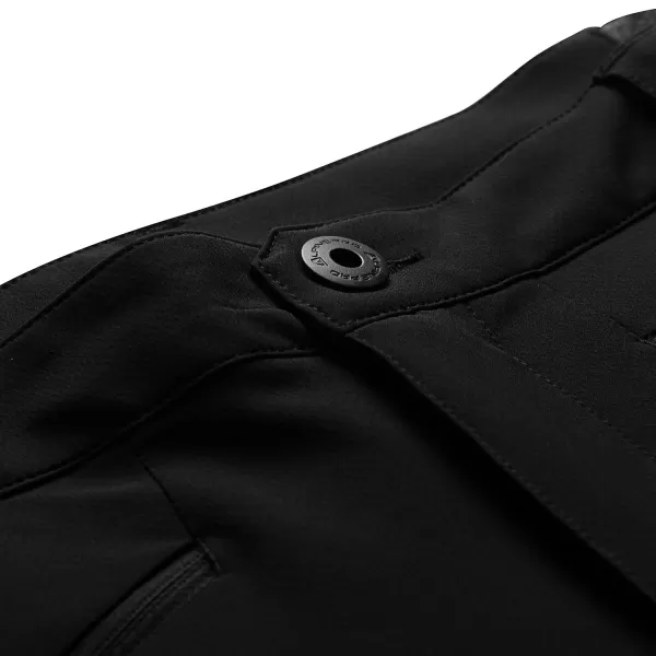  Pantaloni cu uscare rapidă ALPINE PRO RAMEL NEGRU 