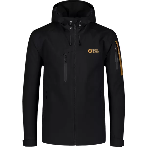  Jacheta pentru bărbați 3ll în aer liber NORDBLANC MOUNTANEER NBSJM8181 NEGRU 