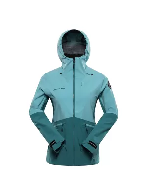 Jacheta impermeabilă pentru femei ALPINE PRO ZARRA ALBASTRU