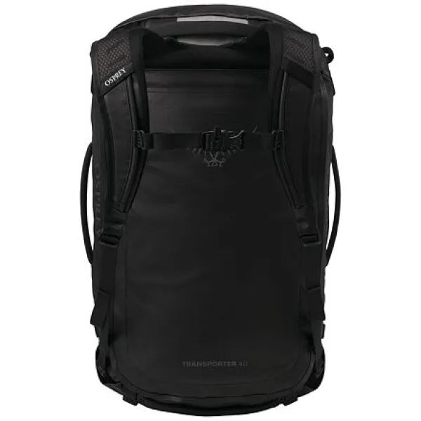  Geantă OSPREY TRANSPORTER 40 RAVEN BLACK/BLACK 