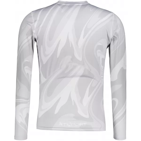  Tricou de compresie funcțională pentru bărbați cu premium cu mânecă lungă ALTISPORT VOJ/ALM072TR03 GRI 