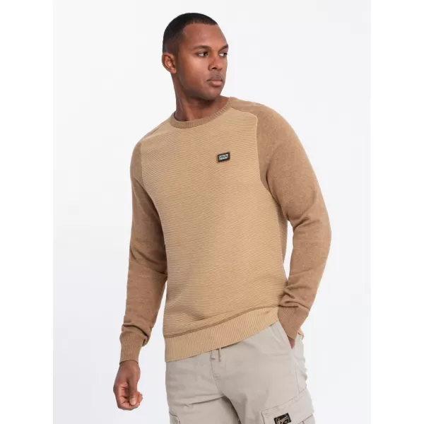  Pulover pentru bărbați OMBRE OM-SWSW-0121 MARO 