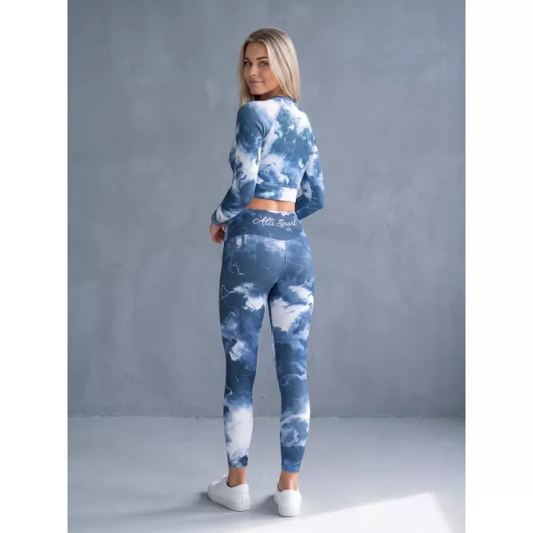  Top funcțional pentru femei cu mâneci lungi premium ALTISPORT VOJ/ALW066TR04 ALBASTRU ÎNCHIS 