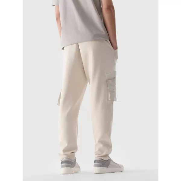  Pantaloni 4F WSS25TTROM0990 CREMĂ 