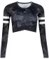 Top funcțional pentru femei cu mâneci lungi premium ALTISPORT VOJ/ALW096TR04 NEGRU