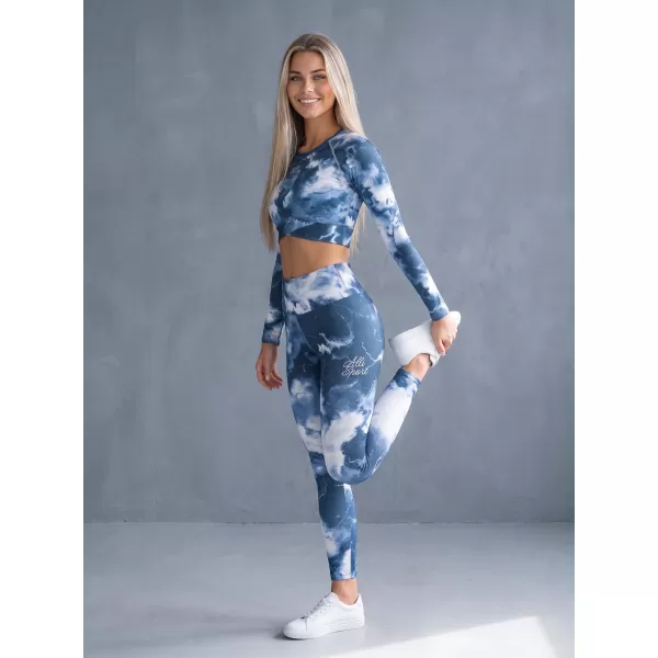  Top funcțional pentru femei cu mâneci lungi premium ALTISPORT VOJ/ALW066TR04 ALBASTRU ÎNCHIS 