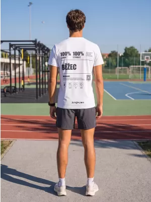 Premium funcțional pentru bărbați ALTISPORT BĚŽEC VOJ/ALM091TR01 ALB