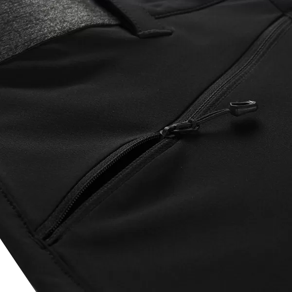 Pantaloni cu uscare rapidă ALPINE PRO RAMEL NEGRU 