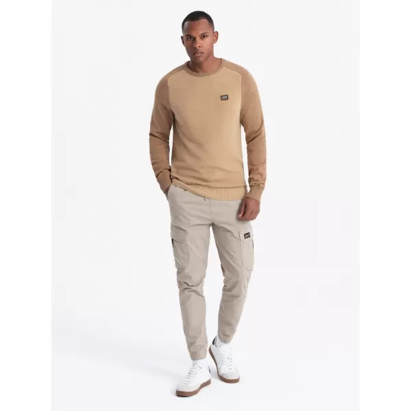  Pulover pentru bărbați OMBRE OM-SWSW-0121 MARO 