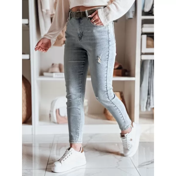 Pantalonii pentru doamne DSTREET MIXFELL UY2418 ALBASTRU 
