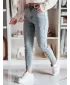 Pantalonii pentru doamne DSTREET MIXFELL UY2418 ALBASTRU