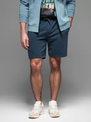 Pantaloni scurţi OMBRE OM-SRWS-0122 ALBASTRU MARIN