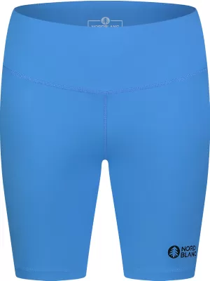 Jambiere scurte de fitness pentru femei NORDBLANC NBSPL8036 ALBASTRU