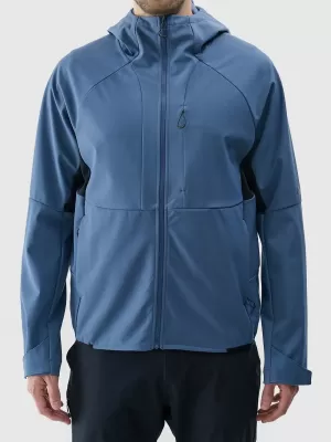 Jacheta pentru bărbați 4F WSS25TSOFM313 DENIM