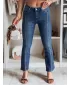 Pantalonii pentru doamne DSTREET LUSINIA UY2473 ALBASTRU