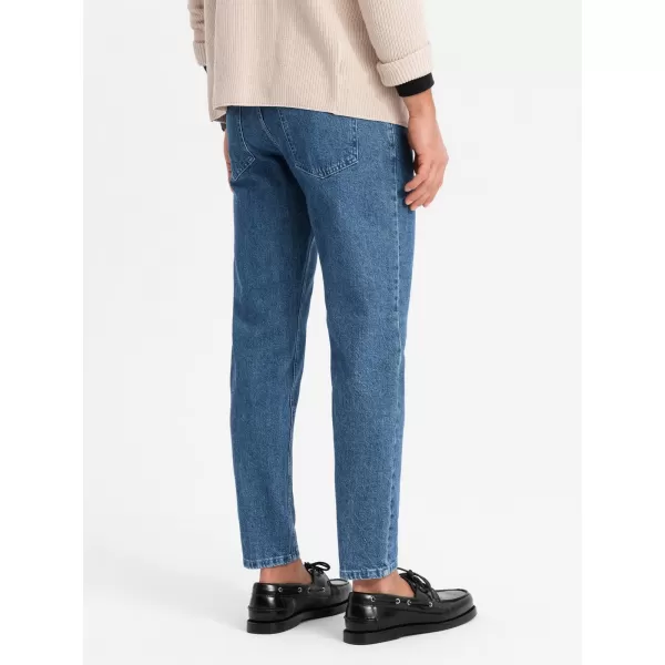  Blugi OMBRE OM-PADP-0225 ALBASTRU ÎNCHIS 