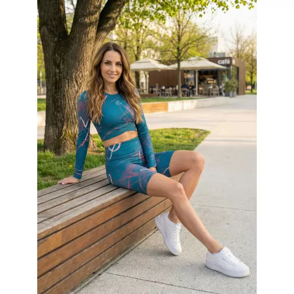  Top funcțional pentru femei cu mâneci lungi premium ALTISPORT VOJ/ALW082TR04 KEROSEN 