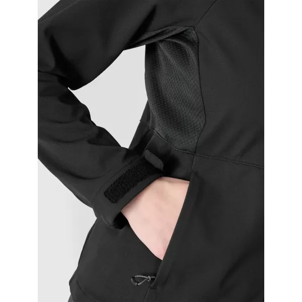  Geacă de softshell pentru femei 4F WSS25TSOFF315 NEGRU ADÂNC 