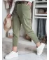 Pantalonii pentru doamne DSTREET CHINOSKA UY2558 KAKI