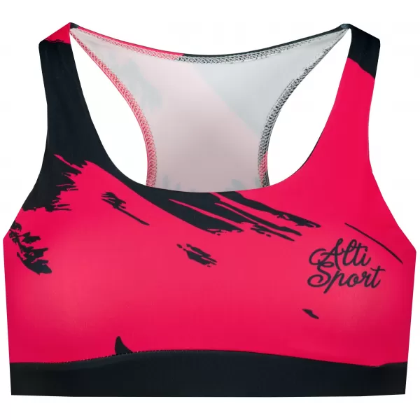  Premium de sutien sport pentru femei ALTISPORT VOJ/ALW081POD01 ROZ FIERBINTE 