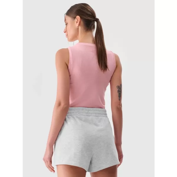  Pantaloni scurți pentru doamne 4F WMM00TSHOF542 MELANGE GRI GRI RECE 