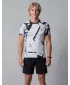 Tricou de compresie funcțională pentru bărbați cu premiu cu mânecă scurtă ALTISPORT VOJ/ALM079TR04 NEGRU -GRAY
