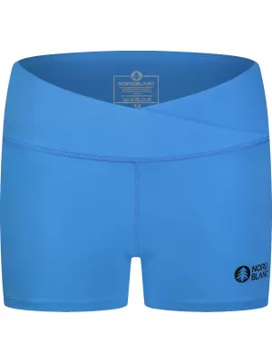 Pantaloni scurti fitness pentru femei NORDBLANC NBSPL8038 ALBASTRU