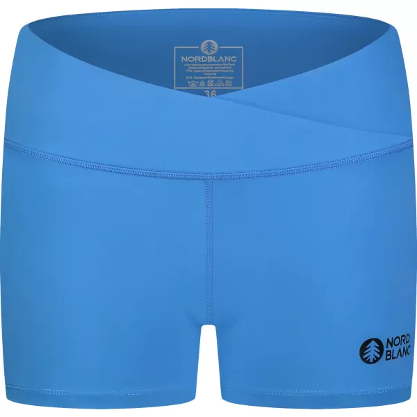  Pantaloni scurti fitness pentru femei NORDBLANC NBSPL8038 ALBASTRU 