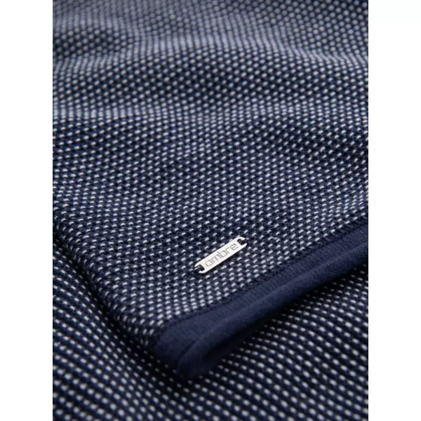  Pulover pentru bărbați OMBRE OM-SWSW-0118 ALBASTRU MARIN 