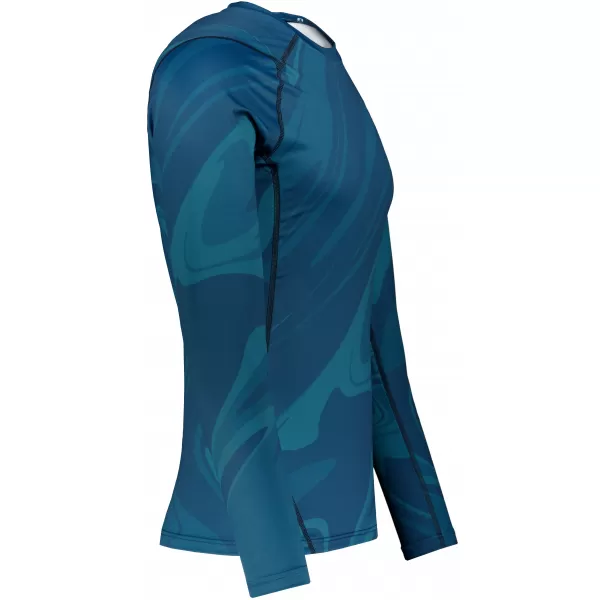  Tricou de compresie funcțională pentru bărbați cu premium cu mânecă lungă ALTISPORT VOJ/ALM072TR03 KEROSEN 