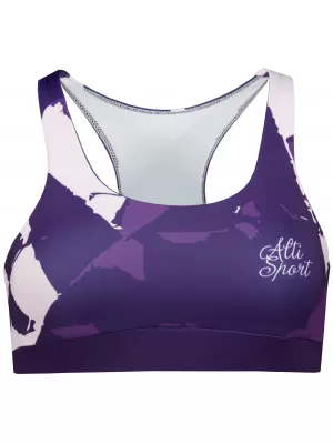 Premium de sutien sport pentru femei ALTISPORT VOJ/ALW080POD01 PURPURIU ÎNCHIS