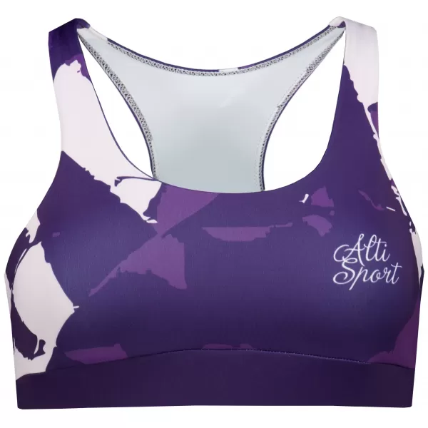  Premium de sutien sport pentru femei ALTISPORT VOJ/ALW080POD01 PURPURIU ÎNCHIS 