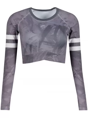 Top funcțional pentru femei cu mâneci lungi premium ALTISPORT VOJ/ALW096TR04 GRI