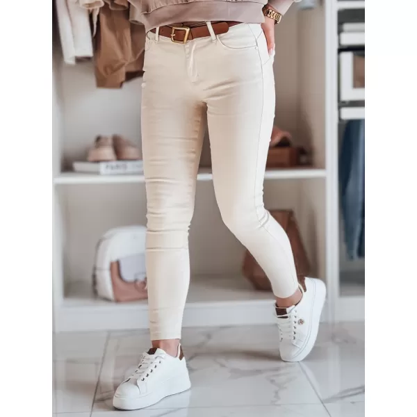  Pantalonii pentru doamne DSTREET LODGE UY2434 BEJ 