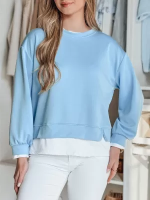 Panoul pentru doamne DSTREET LUZZIO BY1382 ALBASTRU DESCHIS