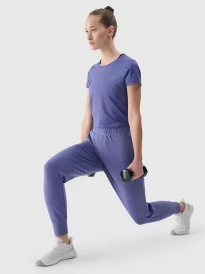 Pantalonii pentru doamne 4F RSS25TFTRF0789 DENIM