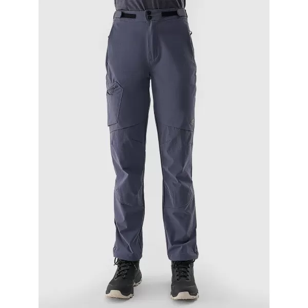  Pantalonii pentru doamne 4F WSS25TFTRF0797 ANTRACIT 