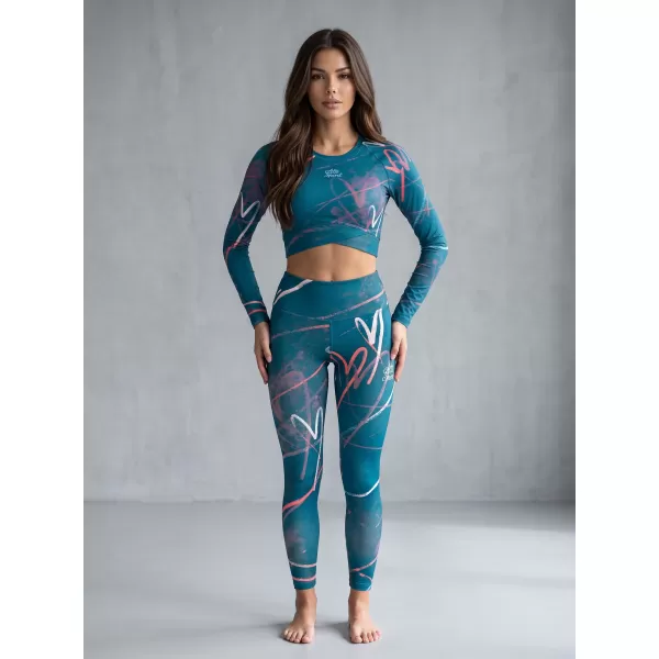 Top funcțional pentru femei cu mâneci lungi premium ALTISPORT VOJ/ALW082TR04 KEROSEN 