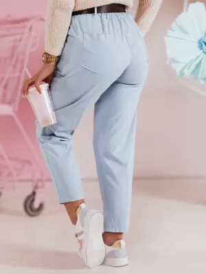Pantalonii pentru doamne DSTREET SOFELIA UY2504 ALBASTRU DESCHIS