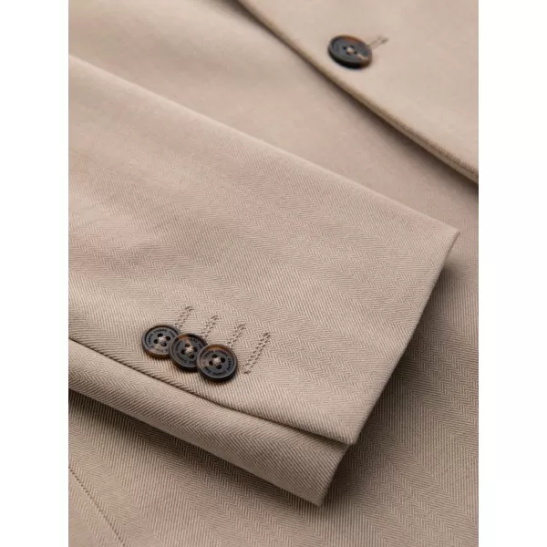  Pánské sako OMBRE OM-BLZB-0135 BEIGE 