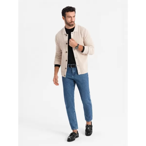  Blugi OMBRE OM-PADP-0225 ALBASTRU ÎNCHIS 