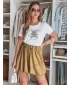 Fusta doamnelor DSTREET CY0499 CARAMEL