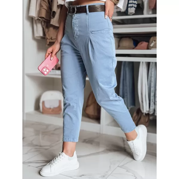  Pantalonii pentru doamne DSTREET CHINOSKA UY2559 ALBASTRU 