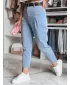 Pantalonii pentru doamne DSTREET CHINOSKA UY2559 ALBASTRU