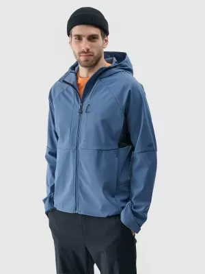 Jacheta pentru bărbați 4F WSS25TSOFM313 DENIM